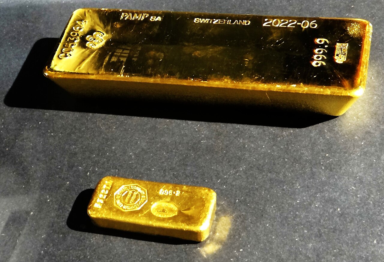 PAMP Suisse gold bars